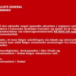 Sikkerhedssituationen i Dubai