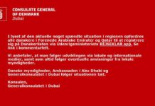 Sikkerhedssituationen i Dubai